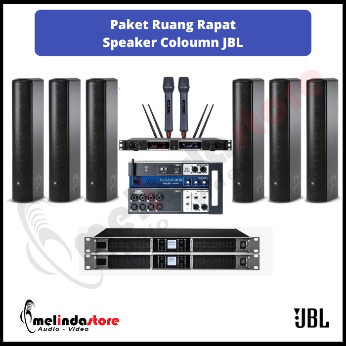 Paket Sound System Ruang Rapat Speaker JBL CBT 50| 6 Speaker